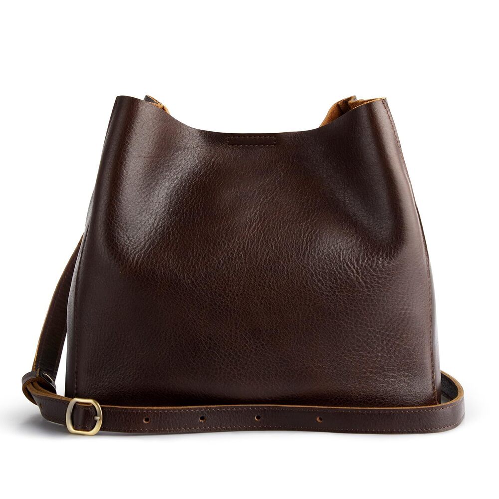 3382 Full Grain Leather Crossbody Bags Shoulder Bag Butterfly Bucket Purses